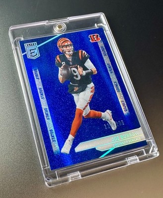 2024 Donruss Elite Joe Burrow /299 Blue Sparkle Elite Status #54 Bengals