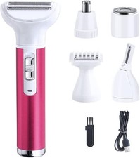 5 in 1 Electric Razor for Women Removal Body Nose Hair Trimmer Face...