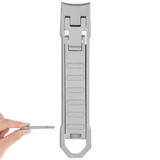 Ptwola Nail Clippers Ultra Thin Wide Natural Finger Fingernail Clipper Silver 