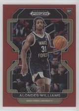 2022-23 Panini Prizm Draft Picks Red Prizm 154/299 Alondes Williams #97 1s8