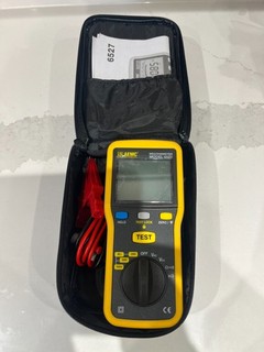 AEMC MEGOHMMETER & MULTIMETER MODEL 6527. EXCELLENT CONDITION