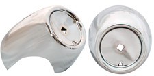 1957 Chevy Chrome Front Bumper Bullet Guards Sold As A Pair