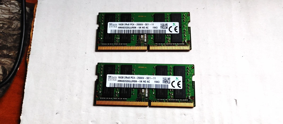 PC4-21300 (DDR4-2666) Bus Speed Computer RAM 32 GB Total Capacity