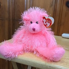 Ty Punkies Static Pink Beanbag Plush Retired 2003 Ages 3  Up 3-4 4-7 8-11 Years