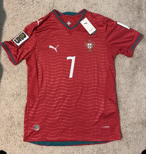 Cristiano Ronaldo Portugal Puma World Cup Home Jersey “Player Version” Sz-L