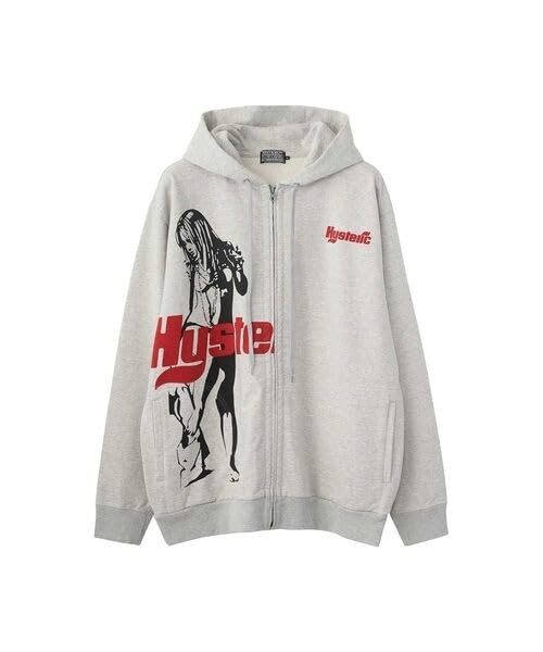 HYSTERIC GLAMOUR HYSTERIC TIMES Hoodie Japan XL Size Gray | eBay