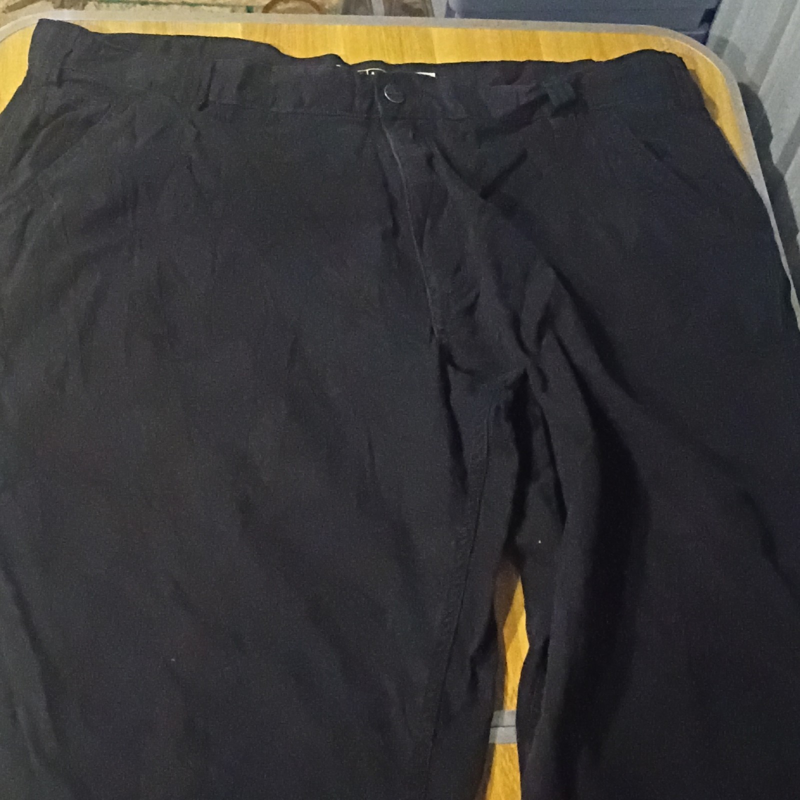Carhartt Relaxed Fit Workwear Black Cotton Canvas Straight Leg Men's Pants 42