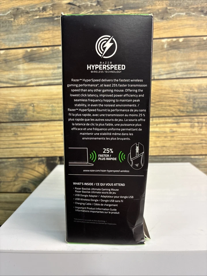 Razer Basilisk WIRELESS Ultimate Hyperspeed Gaming Mouse Optical Razor Ergonomic - Image 4 of 4