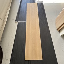 Oak Veneer (Both Sides) MDF Panel Sheet 5mm 187cm x 37.5cm for cladding, etc