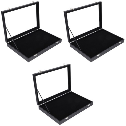 3 Pieces Pin Display Case Brooch Storage Lapel Jewelry Organizer - Picture 3 of 12