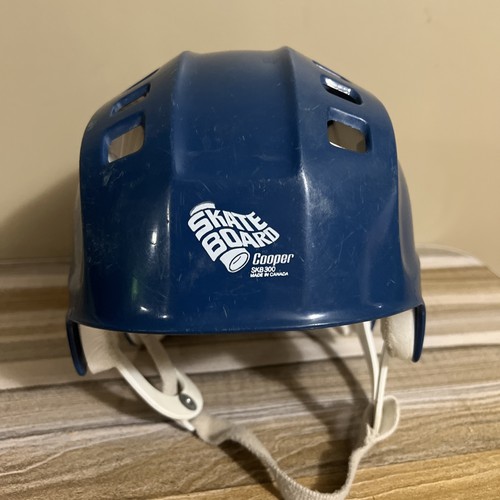 70’s COOPER Skate Boarder Helmet Blue SKB 300 Made in Canada Medium Freeship NC