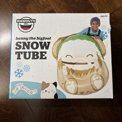 Snow Tube Original Squishmallows Benny the Bigfoot Snow Tube Sled 3 Ft NEW