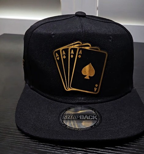 Poker Aces Card Cap, Custom Designs, Adjustable Size, Various Colors. SB - Picture 6 of 14