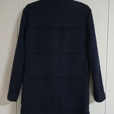 Obzee Kangjin Young Navy Tweed Jacket - Size 0