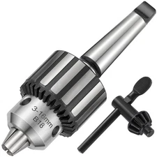 Heavy Duty 5/8" Drill Chuck with K32 Chuck Key and MT2 Shank | #2 Morse Taper...