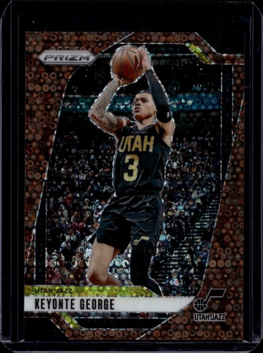 2024-25 Panini Prizm Fast Break Basketball Keyonte George #87 Bronze Disco /20