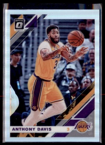 2019-20 Panini Donruss Optic Basketball Prizm Anthony Davis Lakers 90