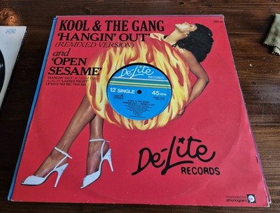 KOOL AND THE GANG - HANGIN' OUT (REMIX) 12'' KOOL 912 DE-LITE RECORDS 1980 VG+!