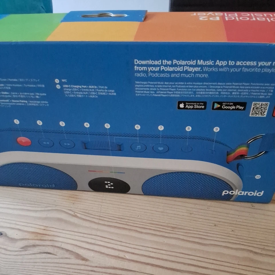 Polaroid P2 Bluetooth Music Player 20W Wireless Bluetooth Speaker - New - Image 3 of 4