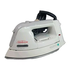 Sunbeam Steam & Dry Iron 12631 Nonstick Bottom Auto Shut Off Variable Steam