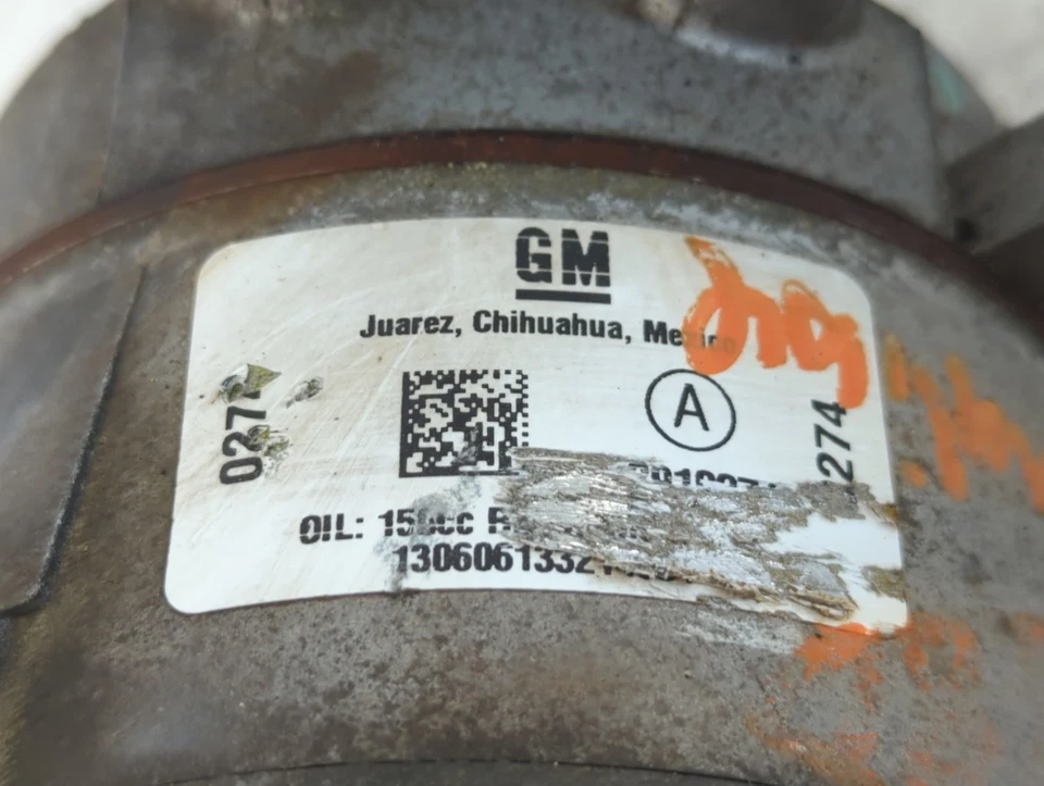 2009-2010 Pontiac Vibe Air Conditioning A/c Ac Compressor Oem YFD1V - Image 2 of 4