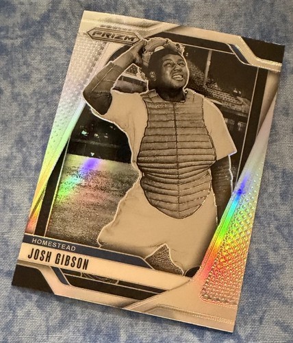 Josh Gibson [Silver Prizm] #144 2025 Panini Prizm card