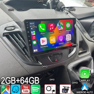 64G Für Ford Transit Custom 2013-2018 Carplay Android15 Autoradio GPS FM Sat Nav