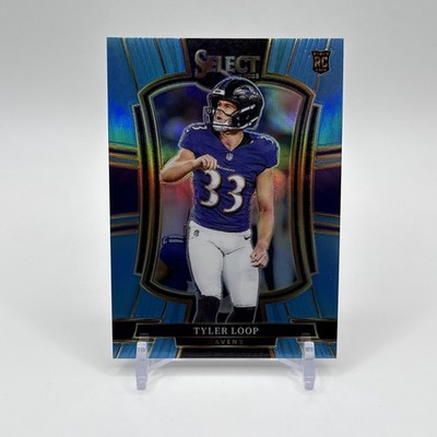 2025 Select Tyler Loop Premier Level Blue Prizm /99 Ravens #161