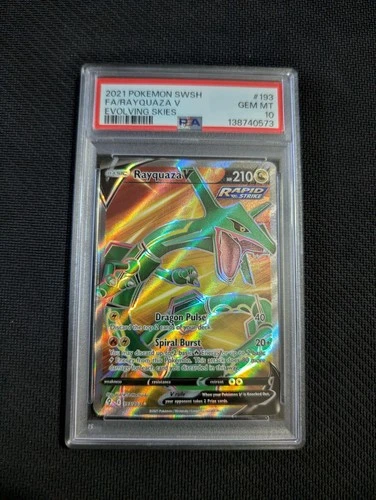 Rayquaza 193 PSA 10 Graded Pokemon Card