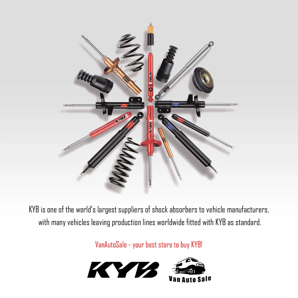 KYB Front Rear Struts GR-2/EXCEL-G Gas Charged for HONDA Civic 1989-91 Kit 4 - Изображение 4 из 4