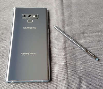 New in Box Samsung Note 9 SM-N960U USA 128G 4G UNLOCK SMARTPHONE/Cloud Silver WF