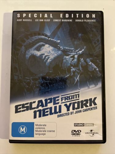 Escape From New York - Special Edition (DVD, 1981) Kurt Russell. Region 4 - Picture 1 of 3