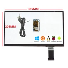 15.6 inch 16:9 Capacitive Multi Touch Screen 355*208mm + USB Controller Kit