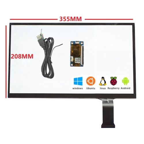 15.6 inch 16:9 Capacitive Multi Touch Screen 355*208mm + USB Controller Kit - 第 1/3 張圖片