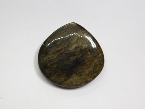 Piedra preciosa suelta cabujón obsidiana arco iris 100 % natural para joyería 72 quilates ME-3984 - Imagen 2 de 4