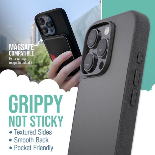 Smartish Gripmunk - MagSafe Slim Case für iPhone 16/16 Pro/16 Plus/16 Pro Max - Bild 8 von 45
