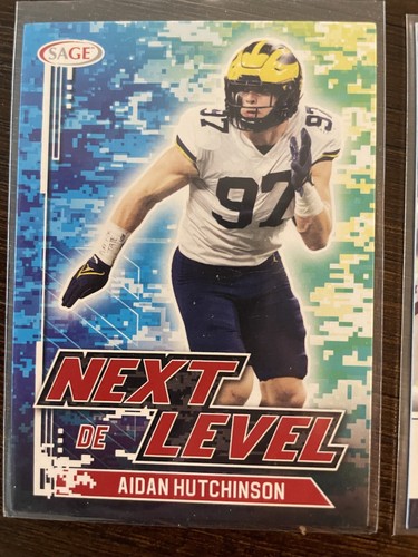 Michigan Wolverines College Football Karten Lot mit Aidan Hutchinson Rookie RC - Bild 2 von 6