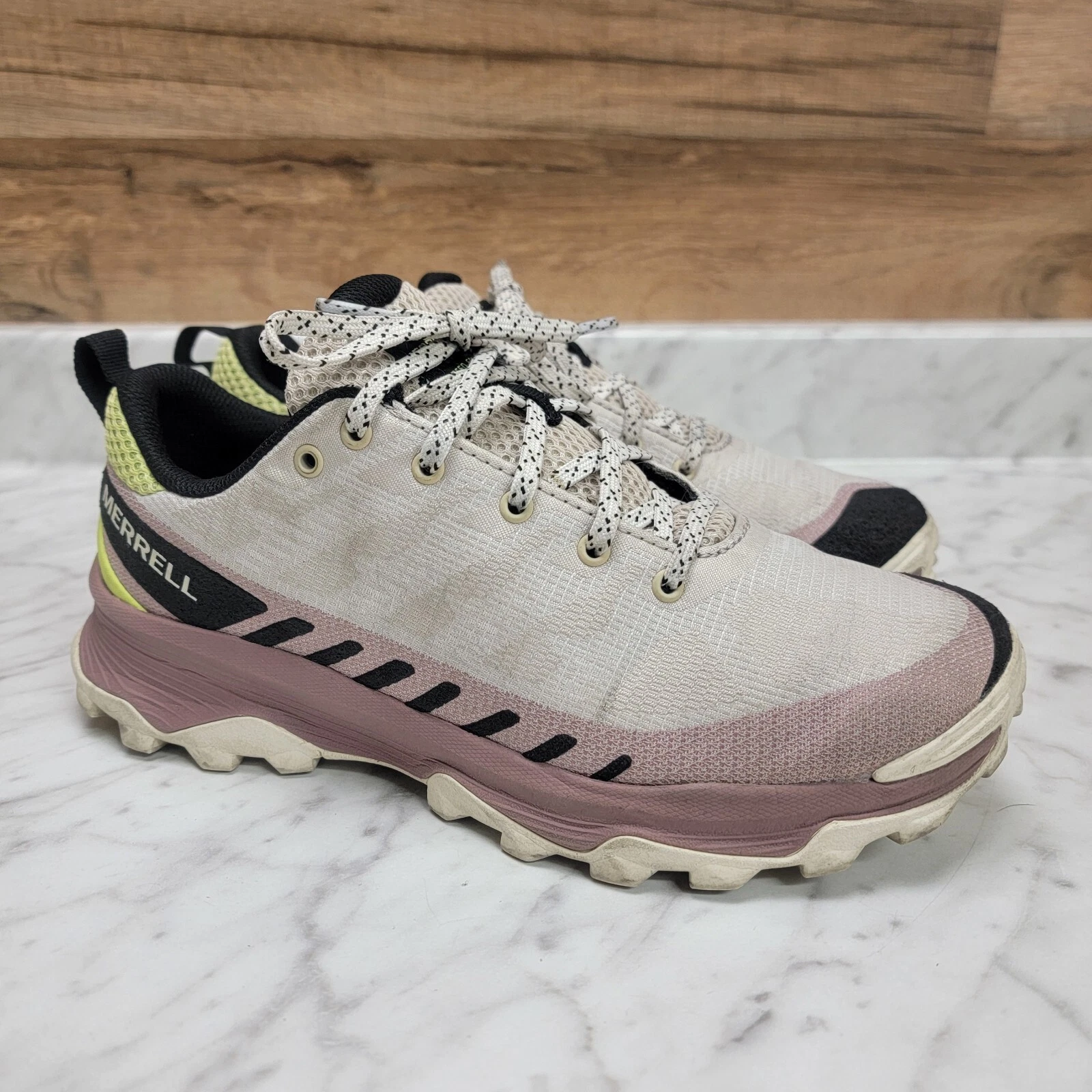 merrell speed eco oyster burlwood sneakers shoes