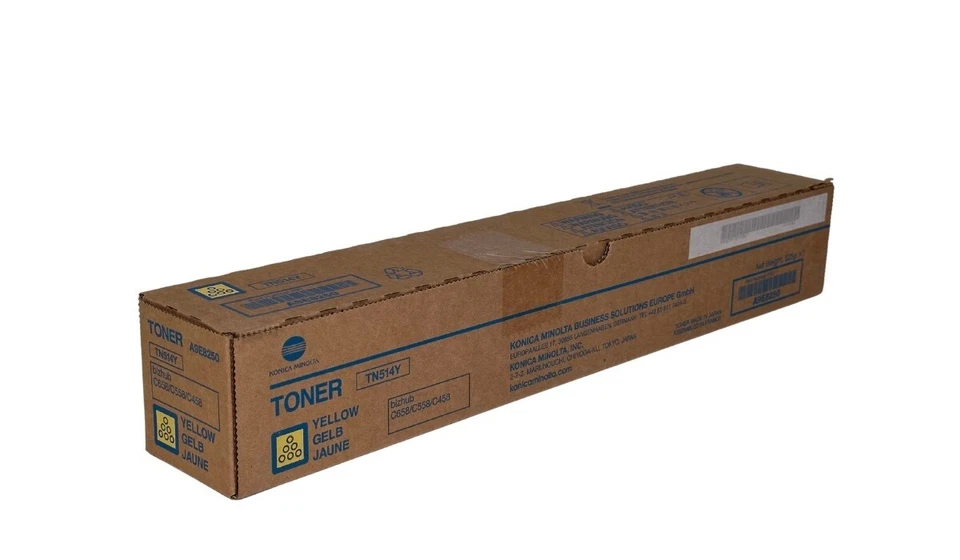 Konica Minolta TN-514 A9E8250 Cartouche de toner Jaune authentique original B - Photo 1/1