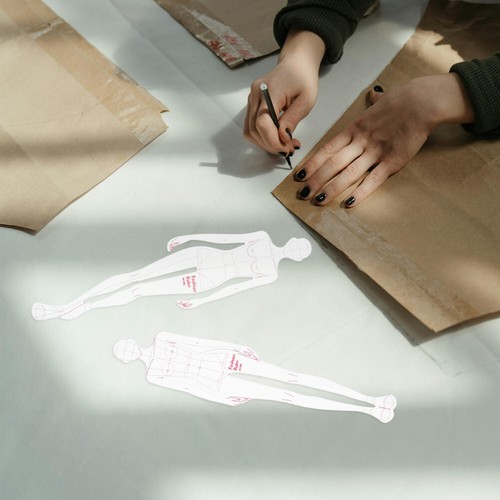Clothing Measuring French Curve Rulers Model Fashion Drawing Template Sample - Picture 11 of 12