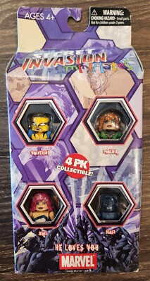 Minimates SECRET INVASION 4-pk Marvel WOLVERINE, PHOENIX, BEAST, JEWEL, SKRULLS