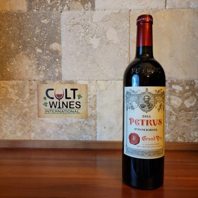 RP 100 pts! 2015 Chateau Petrus Pomerol Bordeaux wine, France