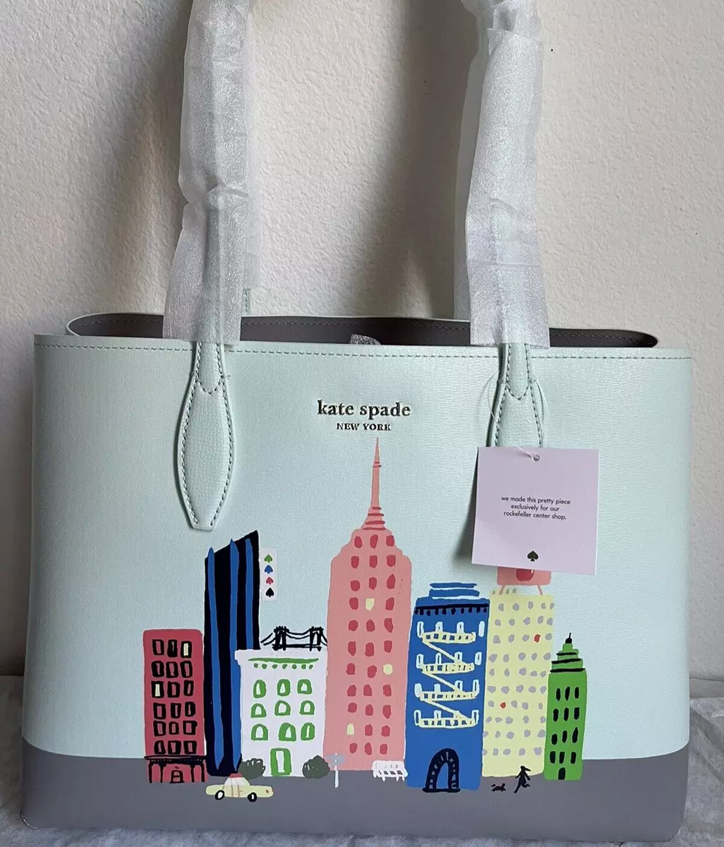 NWT!! Kate Spade Rock Center Large Tote Bag With Attached Zip Pouch  PXR00446-1