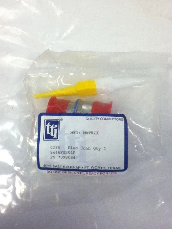 MATRIX Amphenol 9446F20-4P 9446FS204P 16-Pin Circular Fiber Optic Connector - Image 4 of 4