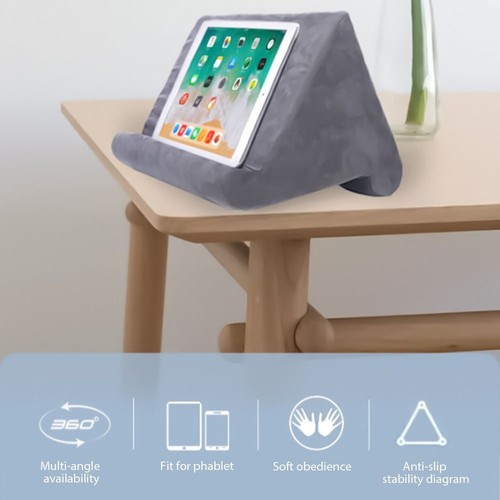 With Storage Bag Sponge Holder Reading Pillow For IPad Tablet Holder - Picture 8 of 17