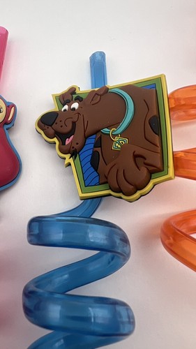 Lote de osos Crazy Straws usados vintage Tigger Teletubbie Scooby A&W - Imagen 5 de 10