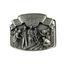 Vintage John Deere 150th Anniversary 1837-1987 Metal Belt Buckle No. 15948