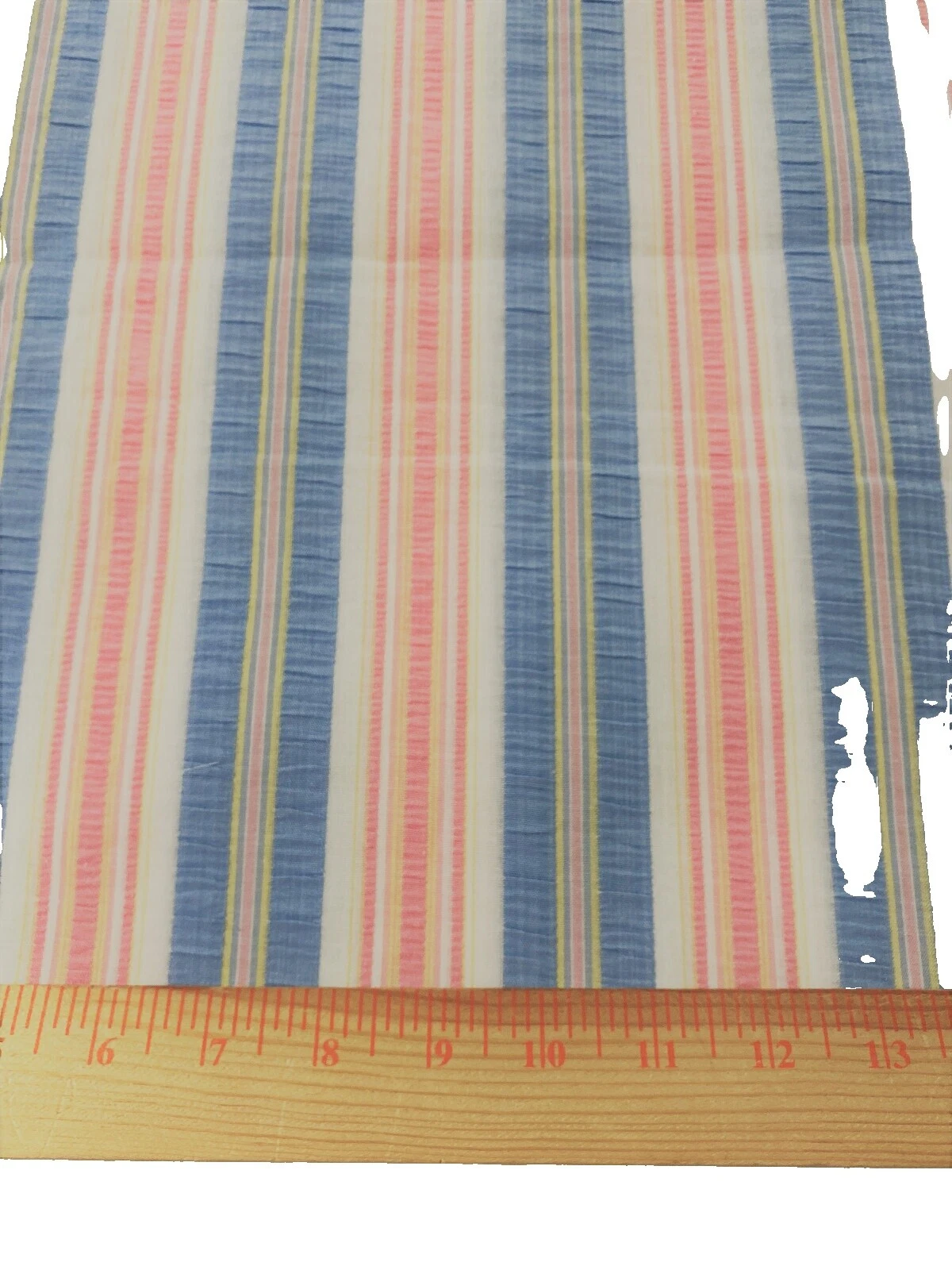 Полосатая ткань Seersucker для рукоделия