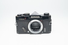 Konica Autoreflex T Black SLR Film Camera AS IS/Untested - 0415