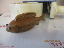 DICK DON TRUDELL ICE FISHING SPEARING DECOY CONTEMPORARY XMAS ORNAMENT 17